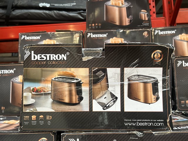 20x broodrooster bestron, copper collection ats1000co - afbeelding 2 van  3
