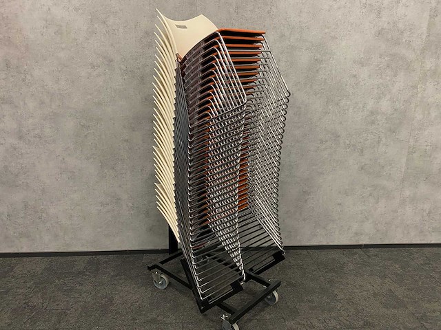 20x casala curvy - vergaderstoel met trolley - afbeelding 5 van  14