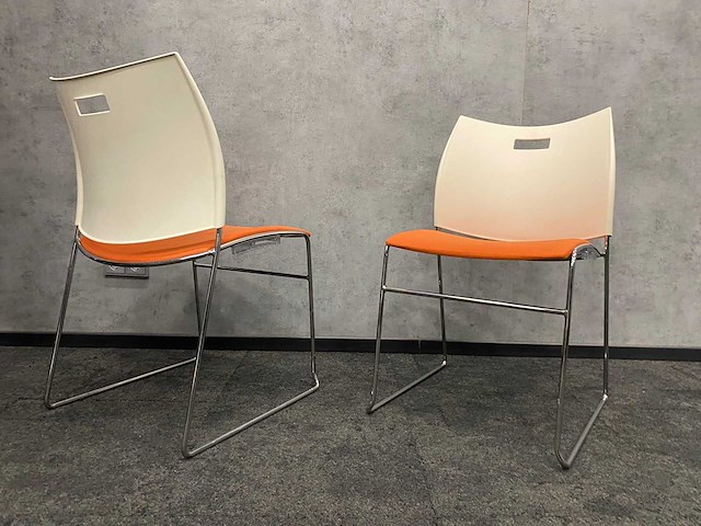 20x casala curvy - vergaderstoel met trolley - afbeelding 11 van  14