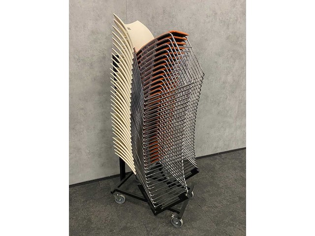 20x casala curvy - vergaderstoel met trolley - afbeelding 8 van  14