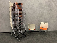 20x casala curvy - vergaderstoel met trolley - afbeelding 10 van  14