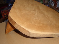 20x deco plateau 23cm teak voor tegen de muur - afbeelding 4 van  5