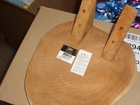 20x deco plateau 23cm teak voor tegen de muur - afbeelding 3 van  5