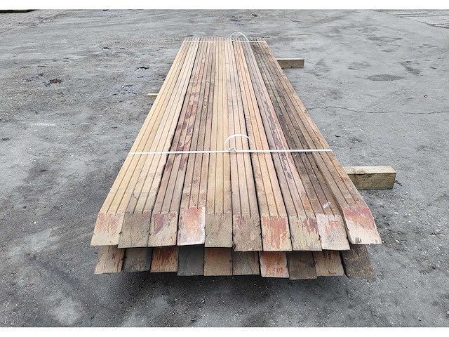 20x kapur palen 68 x 68 mm, lengte 275 cm - afbeelding 2 van  6