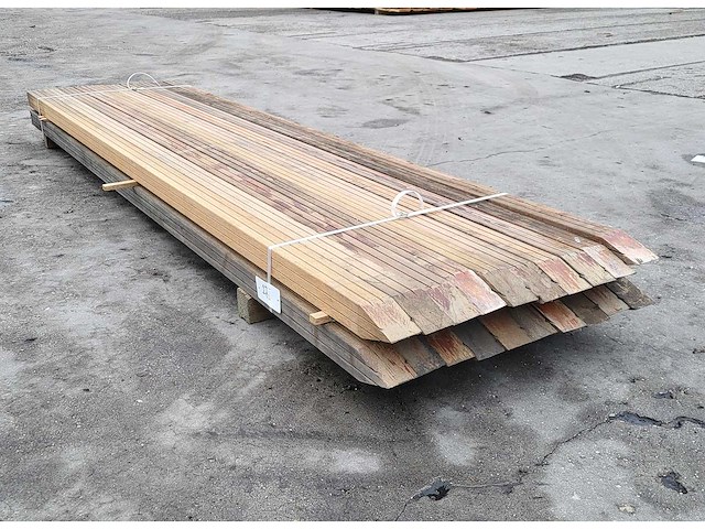 20x kapur palen 68 x 68 mm, lengte 275 cm - afbeelding 4 van  6