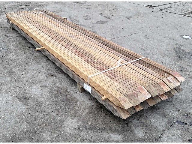 20x kapur palen 68 x 68 mm, lengte 275 cm - afbeelding 6 van  6