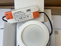 20x led paneel inbouw met led driver 9.5w 3000k ellipz lighting - afbeelding 1 van  5