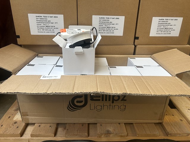 20x led paneel inbouw met led driver 9.5w 3000k ellipz lighting - afbeelding 5 van  5