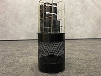 20x prullenbak zwart staal - afbeelding 3 van  9