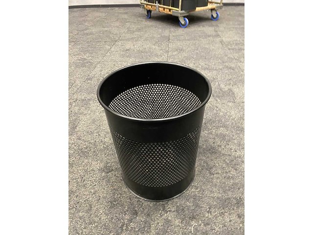 20x prullenbak zwart staal - afbeelding 4 van  9