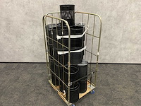 20x prullenbak zwart staal - afbeelding 8 van  9