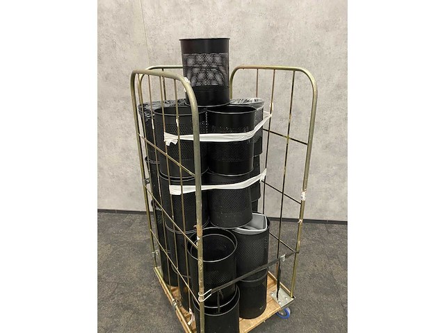 20x prullenbak zwart staal - afbeelding 9 van  9