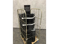 20x prullenbak zwart staal - afbeelding 9 van  9