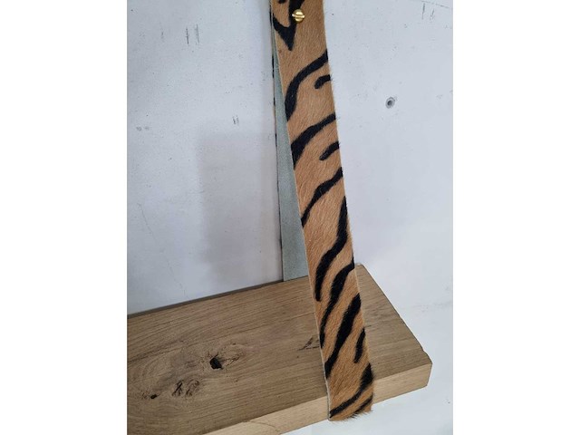 (20x) set leren plankdragers - tiger - 85x4 cm - afbeelding 1 van  1