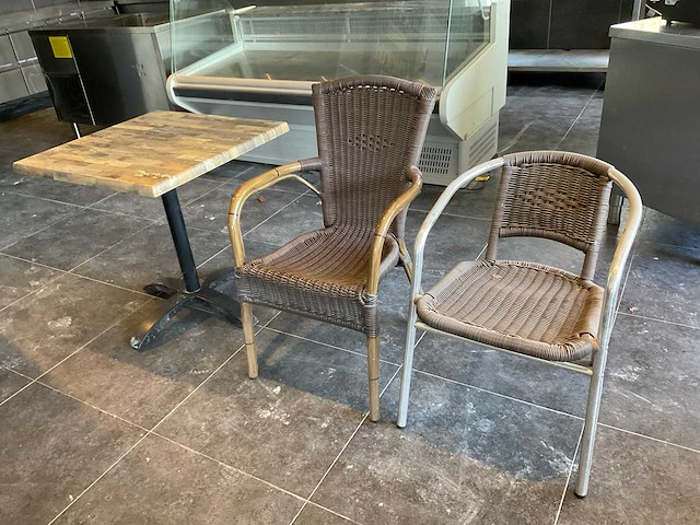 20x terrasstoel, 10 tafels - afbeelding 1 van  5