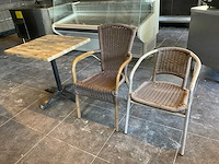 20x terrasstoel, 10 tafels - afbeelding 1 van  5