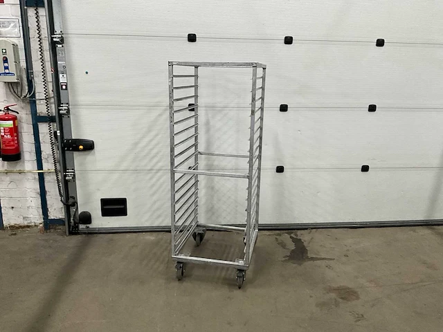 2/1 gn aluminium regaalwagen - afbeelding 1 van  5