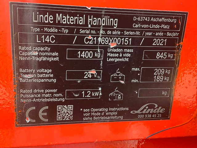 21 linde l14c stapelaar - afbeelding 6 van  12
