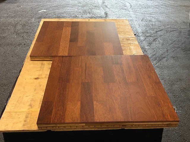 21 m2 parket eiken multiplank - 600 x 600 x 38 mm - afbeelding 3 van  3