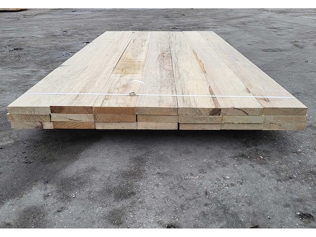 21 planken afrikaans eiken 30 x 155 mm, lengte 205 cm - afbeelding 3 van  4