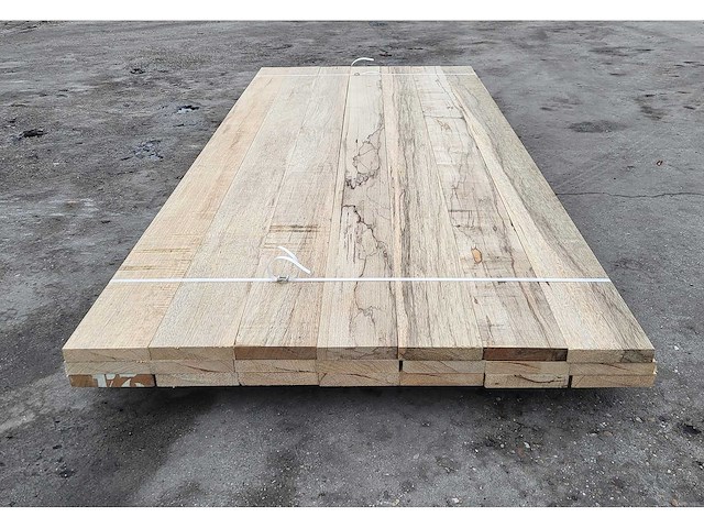 21 planken afrikaans eiken 30 x 155 mm, lengte 245 cm - afbeelding 1 van  4