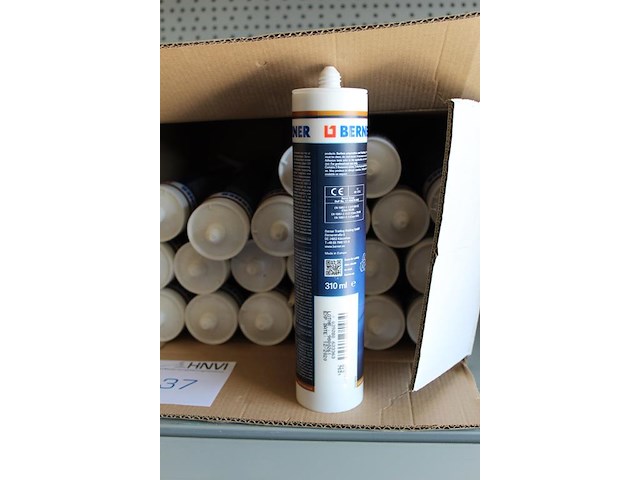 21 tubes siliconenkit berner. tht 12-2020. - afbeelding 2 van  2
