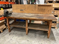 215cm werkbank met bankschroef