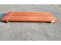 21x padouk planken 21 x 140mm , lengte 215 cm (6.3m2) - afbeelding 2 van  5