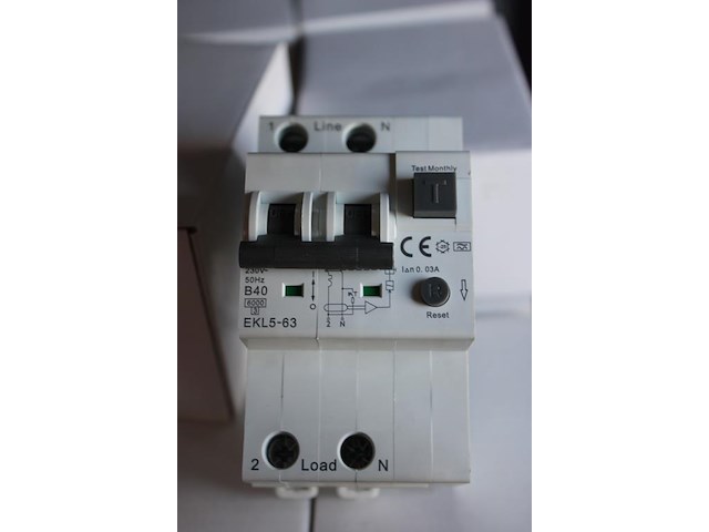 22 aardlekautomaten elk5-63. b40. 1-polig. 30ma. - afbeelding 2 van  2