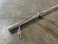220cm gelagerde halterstang - afbeelding 2 van  2
