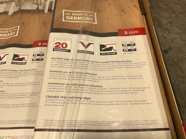 22,2m² kliklaminaat andromeda oak - afbeelding 7 van  9