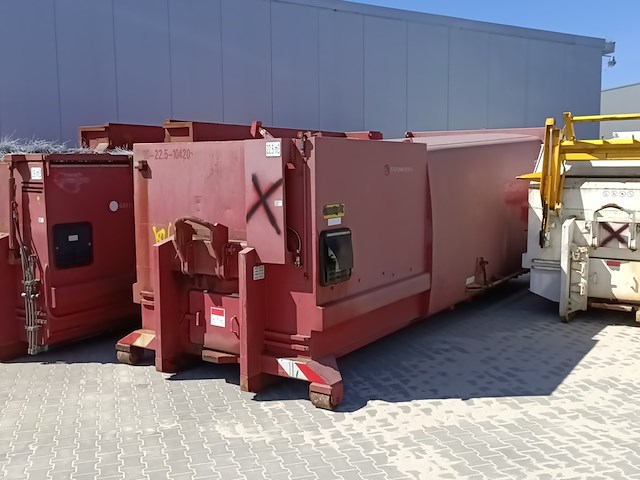 22.5 m³ haakarm afzet perscontainer, kiggen, pd745, 2016 - afbeelding 1 van  8