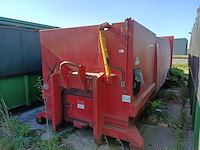 22.5 m³ haakarm afzet perscontainer, kiggen