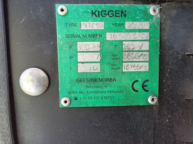 22.5 m³ haakarm afzet perscontainer, kiggen - afbeelding 7 van  7