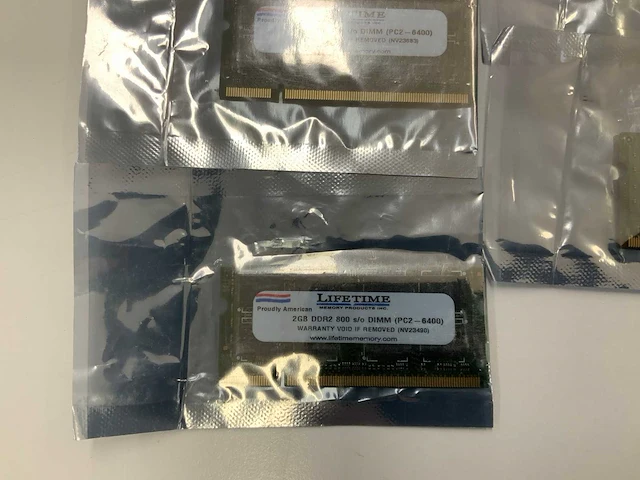 22gb(2x 4gb & 7x 2gb) ddr3/ddr2 so dimm - afbeelding 2 van  4