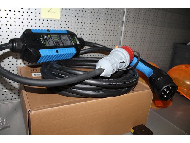 22kw laadkabel voor elektrische en hybride auto's met 32a (400v) voedingsstekker naar type2 laadconnector m... - afbeelding 2 van  3