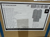 22x doos wegwerp labjassen, medline, nonesw500m, wit - afbeelding 2 van  3