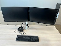 22x hp monitor met 11 dockingstations - afbeelding 2 van  15