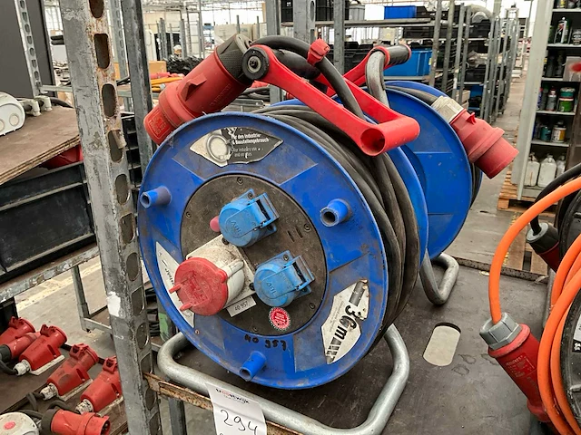 230/400v kabelhaspel (2x) - afbeelding 1 van  6