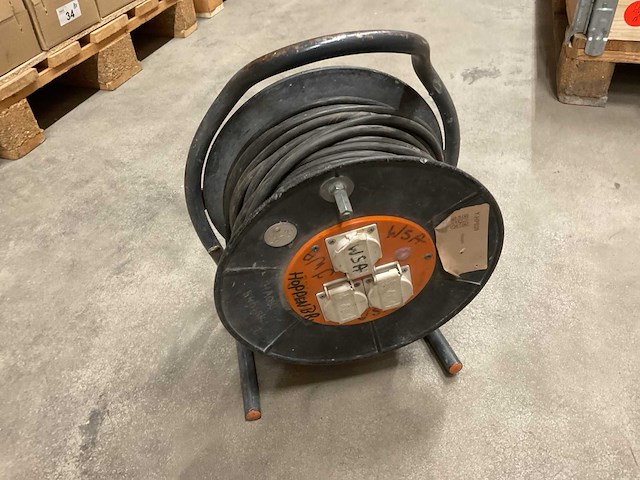 230v - 3-weg kabelhaspel - afbeelding 1 van  1