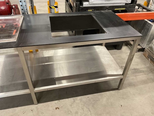 230x75cm rvs werktafel - afbeelding 4 van  6