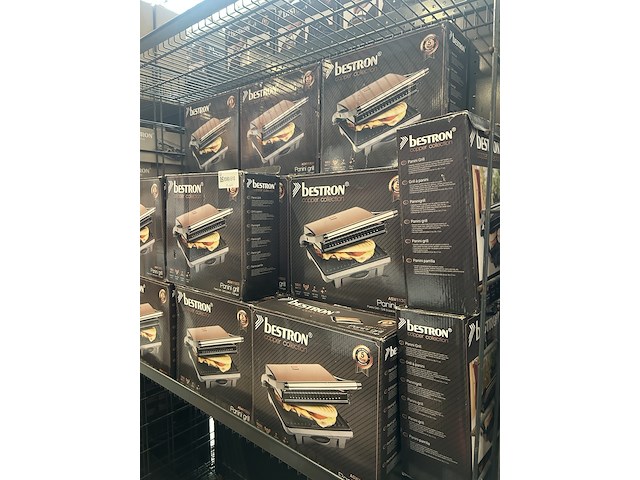 23x panini grill bestron, copper collection asw113co - afbeelding 4 van  4