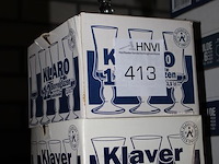 24 borrelglaasjes klaver. - afbeelding 2 van  3