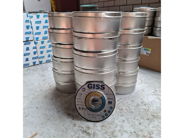 24 doos a 10 stuks doorslijpschijf giss, 115x2,0x22,23 - afbeelding 1 van  4