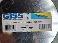 24 doos a 10 stuks doorslijpschijf giss, 115x2,0x22,23 - afbeelding 3 van  4