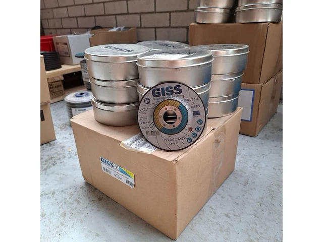 24 doos a 10 stuks doorslijpschijf giss, 115x2,0x22,23 - afbeelding 1 van  4