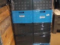 24 kunststof stapelbakken sunware met afmeting 60 x 40 x 37 cm op pallet. let op: kavel is onderdeel van co... onderdeel van combinatiekavel combinatiekavel van 24 pallets met 24 /48 kunststof stapelbakken sunware met afmeting 30/60 x 40 x 37 cm. kavels f0188 t/m f0211 - afbeelding 1 van  2