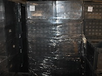 24 kunststof stapelbakken sunware met afmeting 60 x 40 x 37 cm op pallet. let op: kavel is onderdeel van co... onderdeel van combinatiekavel combinatiekavel van 24 pallets met 24 /48 kunststof stapelbakken sunware met afmeting 30/60 x 40 x 37 cm. kavels f0188 t/m f0211 - afbeelding 2 van  2