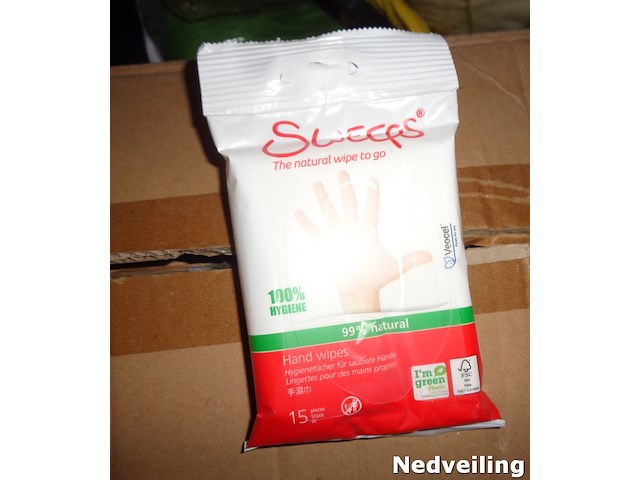24 pakjes handwipes sweeps 15 stuks per pakje - afbeelding 2 van  5