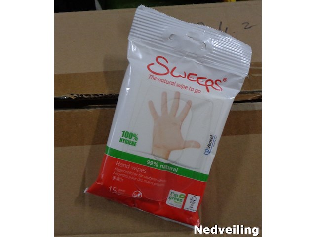 24 pakjes handwipes sweeps 15 stuks per pakje - afbeelding 5 van  5
